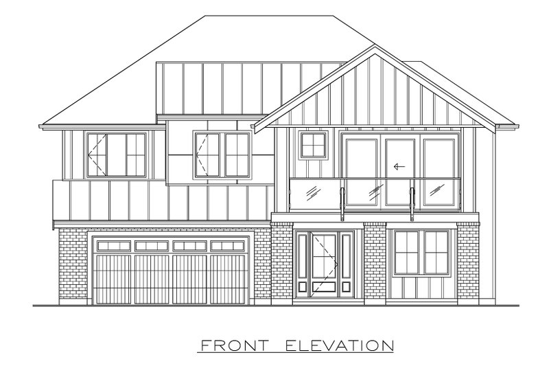 Dream House Plan - Exterior - Front Elevation 3 for Farmhouse House Plan #1100-61 - 3 bed, 4 bath