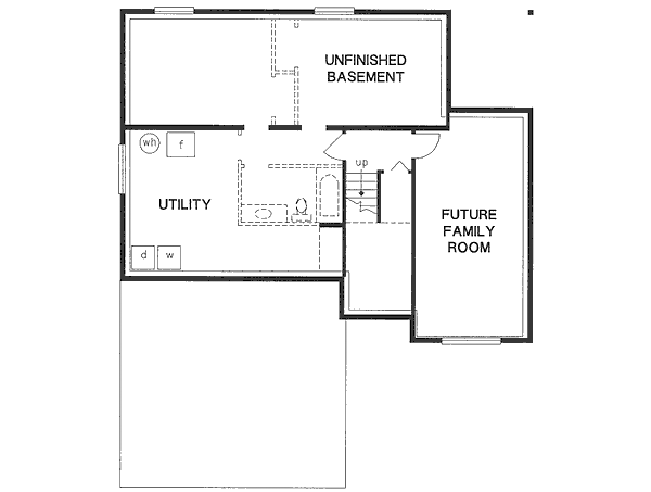 Home Plan - Traditional Floor Plan - Lower Floor Plan #18-323
