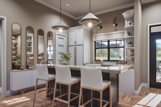 Interior - Kitchen for Farmhouse House Plan #54-683 - 3 bed, 2.5 bath