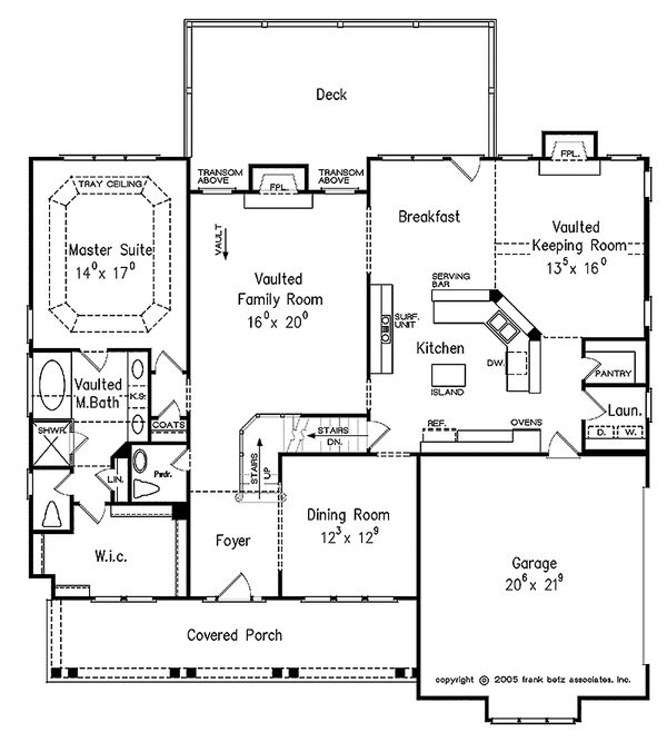 Home Plan - Farmhouse Floor Plan - Main Floor Plan #927-41