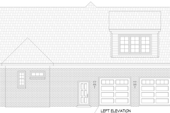 Exterior - Other Elevation for Farmhouse House Plan #932-1237 - 3 bed, 3 bath