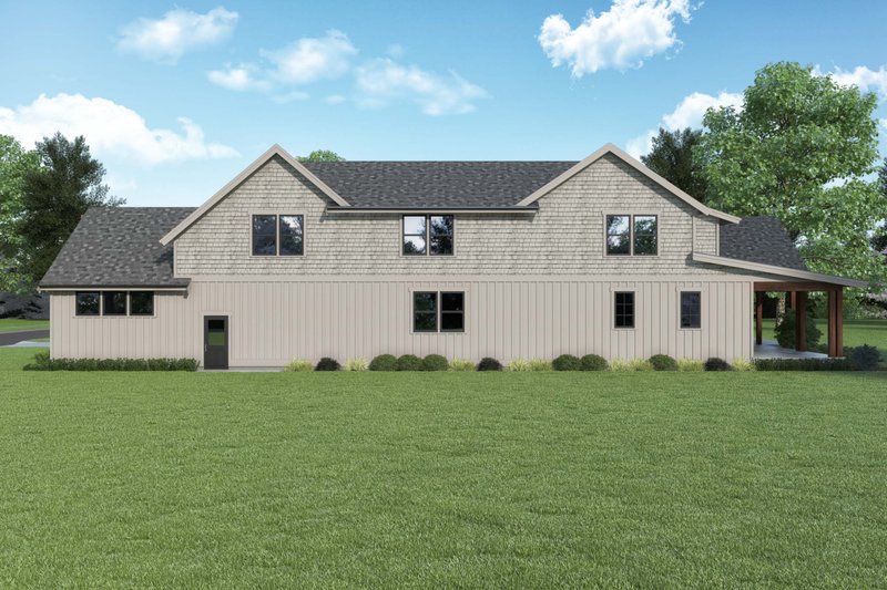 Dream House Plan - Exterior - Other Elevation 1 for Craftsman House Plan #1070-152 - 4 bed, 3 bath