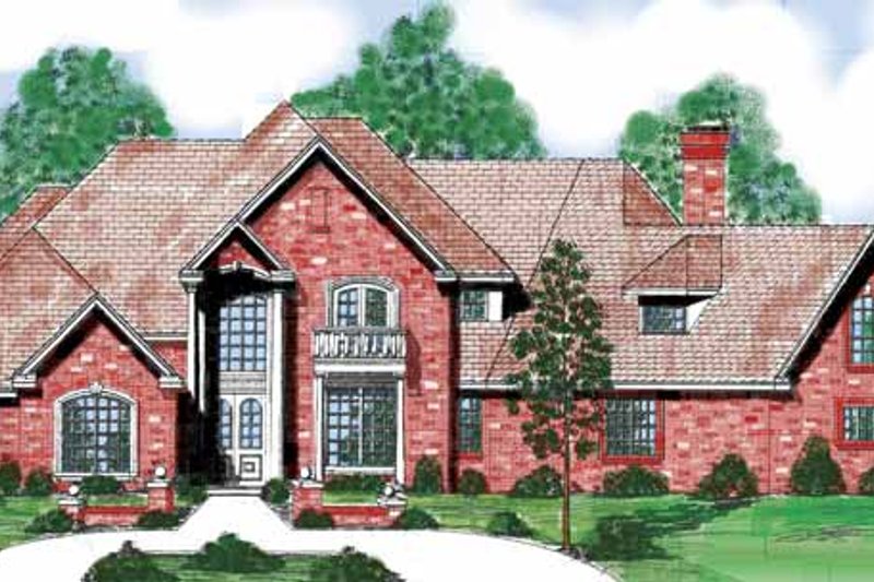 Home Plan - Traditional Exterior - Front Elevation Plan #52-241