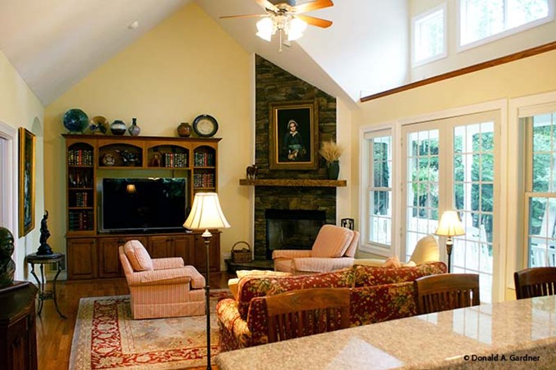 Dream House Plan - Interior - Family Room for Country House Plan #929-700 - 3 bed, 2 bath