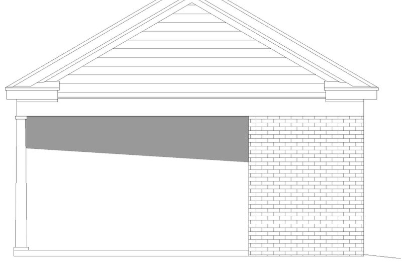 Architectural House Design - Exterior - Other Elevation for Country House Plan #932-185, 1 bath