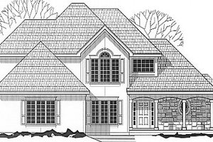 Traditional Exterior - Front Elevation Plan #67-724