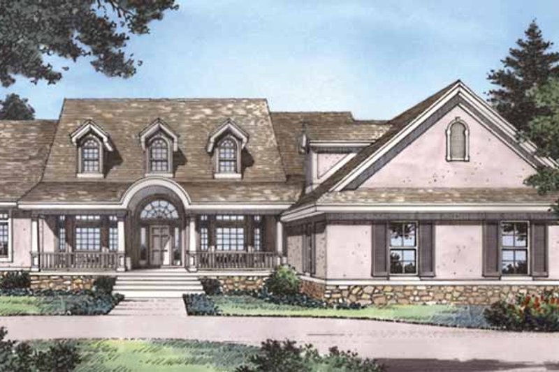 Home Plan - Country Exterior - Front Elevation Plan #417-788