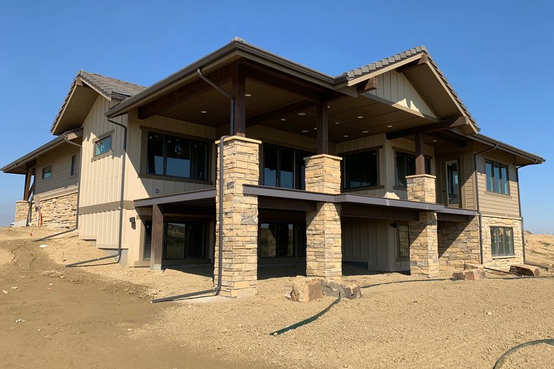 Architectural House Design - Right Rear