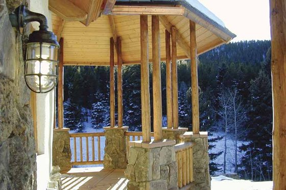 Exterior - Front Elevation 6 for Traditional House Plan #1042-8 - 2 bed, 1 bath