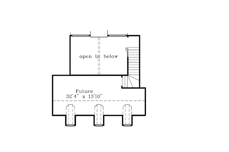 Dream House Plan - Floor Plan - Other Floor 1 for Country House Plan #985-17 - 3 bed, 2 bath