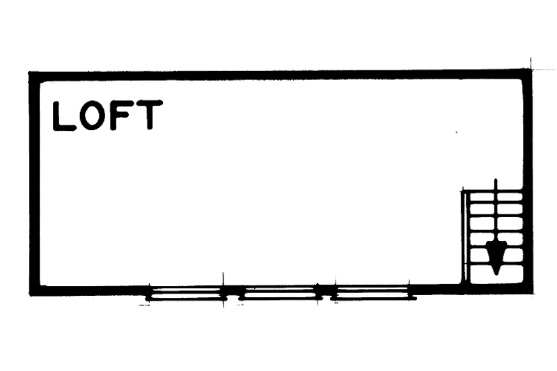 Dream House Plan - Floor Plan - Upper Floor House Plan #47-1077, 0 bath