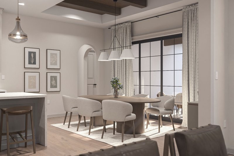 Architectural House Design - Interior - Dining Room 1 for Cottage House Plan #455-784 - 3 bed, 2.5 bath