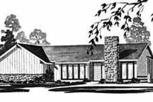 Ranch Exterior - Front Elevation Plan #36-371