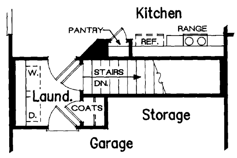 Home Plan - Floor Plan - Other Floor for Ranch House Plan #927-450 - 3 bed, 2 bath