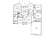 Traditional Style House Plan - 4 Beds 3.5 Baths 2700 Sq/Ft Plan #927-324 
