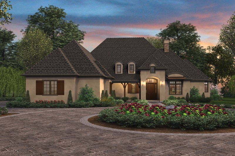 Home Plan - Country Exterior - Front Elevation Plan #48-898