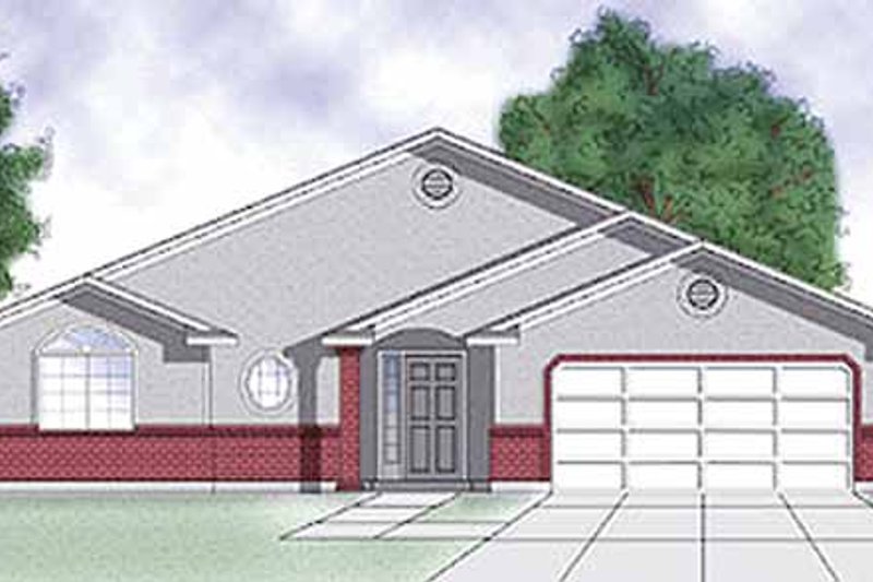 Architectural House Design - Traditional Exterior - Front Elevation Plan #945-3