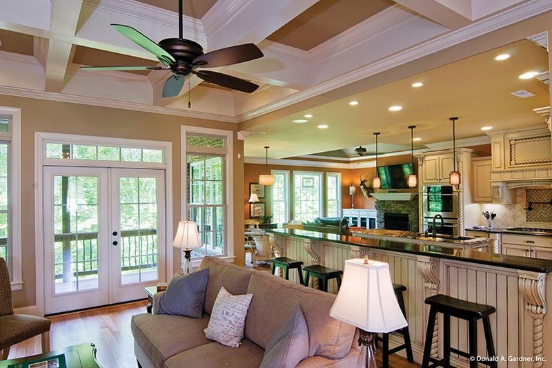 Dream House Plan - Interior - Family Room 1 for European House Plan #929-914 - 3 bed, 2.5 bath