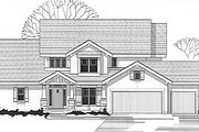 Traditional Style House Plan - 4 Beds 4 Baths 3264 Sq/Ft Plan #67-168 