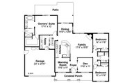 Country Style House Plan - 3 Beds 2 Baths 2151 Sq/Ft Plan #124-1015 
