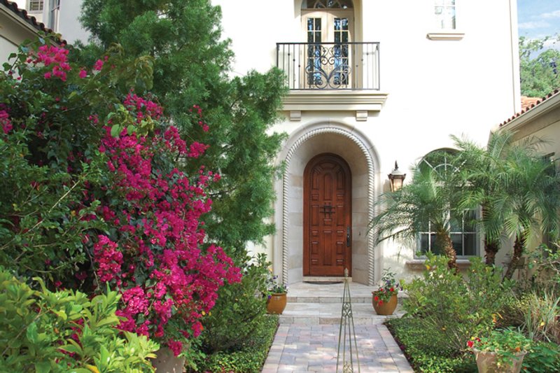 House Plan Design - Exterior - Front Elevation 4 for Mediterranean House Plan #1058-14 - 3 bed, 4.5 bath
