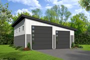 Contemporary Style House Plan - 0 Beds 0 Baths 1200 Sq/Ft Plan #932-109 