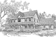 Country Style House Plan - 4 Beds 3 Baths 2777 Sq/Ft Plan #929-550 