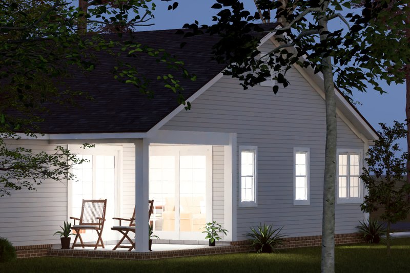 Architectural House Design - Exterior - Other Elevation 7 for Cottage House Plan #513-2445 - 2 bed, 2 bath