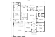 European Style House Plan - 4 Beds 3 Baths 2486 Sq/Ft Plan #17-530 