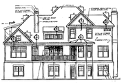Country Style House Plan - 4 Beds 3.5 Baths 3246 Sq/Ft Plan #927-361 