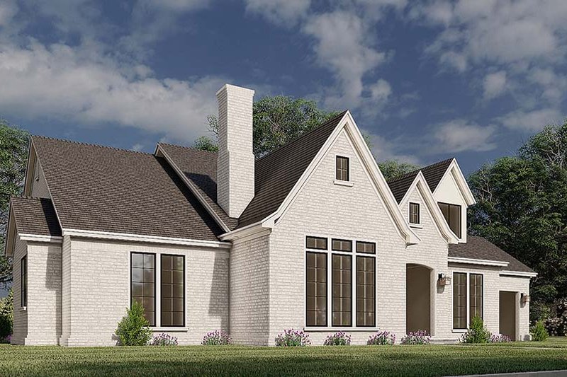 Architectural House Design - Exterior - Other Elevation for European House Plan #923-184 - 3 bed, 2.5 bath