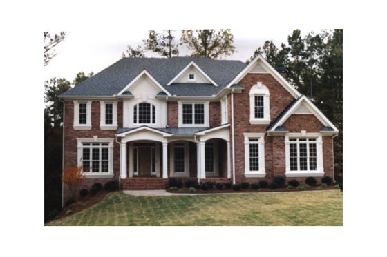 Exterior - Front Elevation 4 for Colonial House Plan #927-203 - 5 bed, 4.5 bath