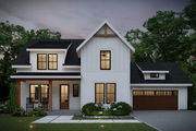 Farmhouse Style House Plan - 4 Beds 3 Baths 2015 Sq/Ft Plan #461-107 