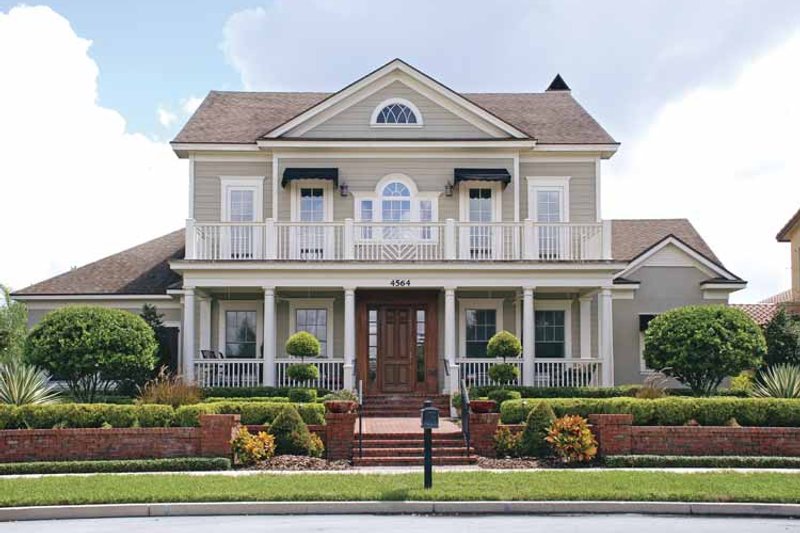Home Plan - Colonial Exterior - Front Elevation Plan #1019-4