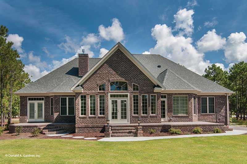 Home Plan - Exterior - Rear Elevation 1 for Traditional House Plan #929-874 - 4 bed, 3 bath