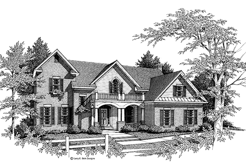 Dream House Plan - Country Exterior - Front Elevation Plan #952-110