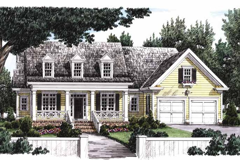 Dream House Plan - Classical Exterior - Front Elevation Plan #927-767