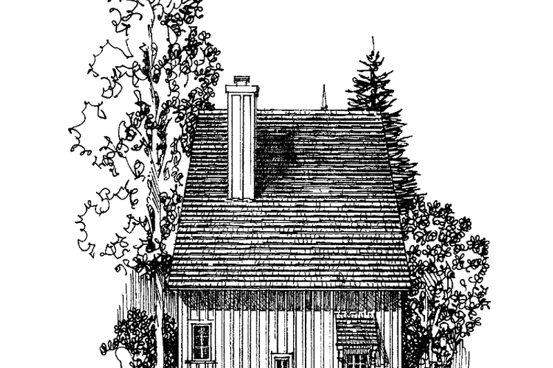 Dream House Plan - Exterior - Rear Elevation for Craftsman House Plan #1016-2 - 1 bed, 1.5 bath