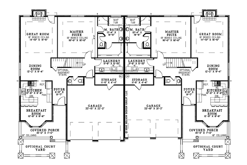 Home Plan - Floor Plan - Main Floor for Country House Plan #17-3291 - 4 bed, 4 bath