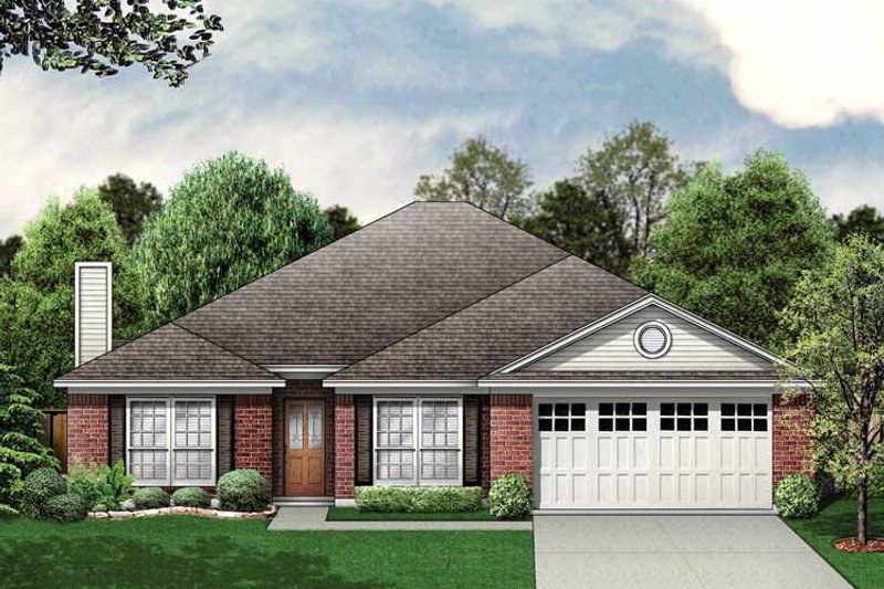 Dream House Plan - Traditional Exterior - Front Elevation Plan #84-766