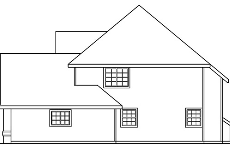 Home Plan - Exterior - Other Elevation 1 for Traditional House Plan #124-382 - 3 bed, 2.5 bath
