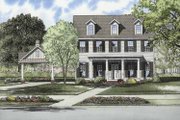 Contemporary Style House Plan - 3 Beds 2.5 Baths 2217 Sq/Ft Plan #17-2871 