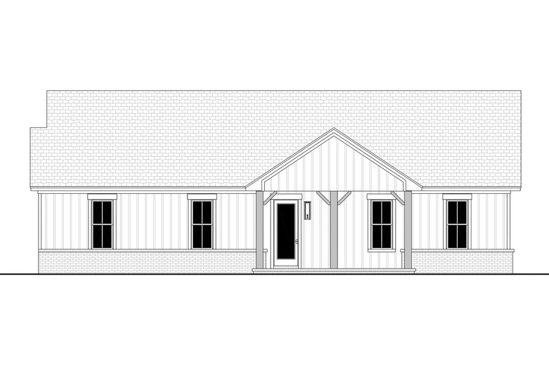 Dream House Plan - Exterior - Other Elevation 1 for Country House Plan #430-447 - 1 bed, 1 bath