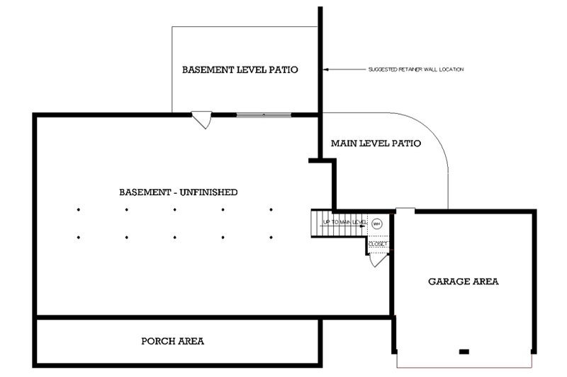 Home Plan - Floor Plan - Other Floor 1 for Traditional House Plan #45-106 - 3 bed, 2 bath