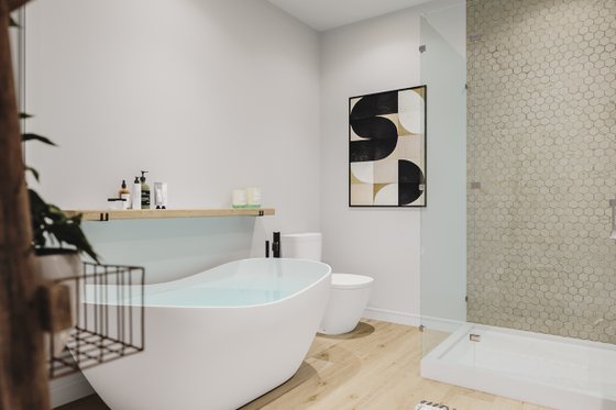 Interior - Master Bathroom 1 for Farmhouse House Plan #23-2770 - 4 bed, 3 bath