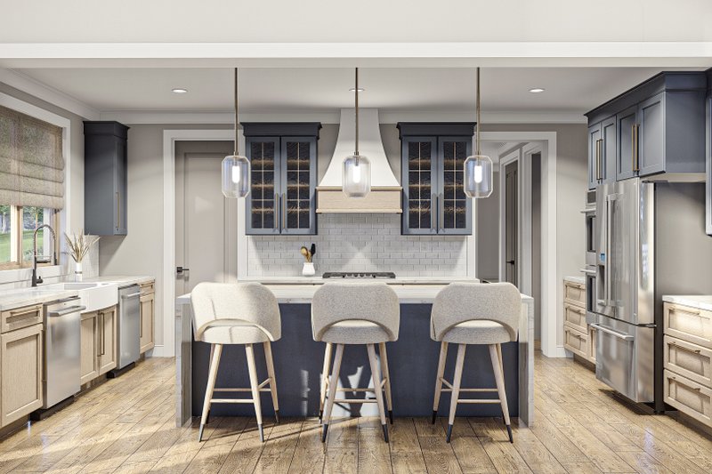 Home Plan - Interior - Kitchen for Barndominium House Plan #455-523 - 4 bed, 2.5 bath