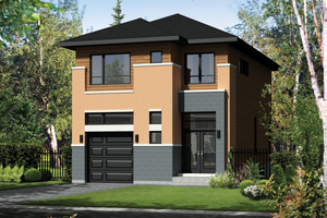 Contemporary Exterior - Front Elevation Plan #25-4564