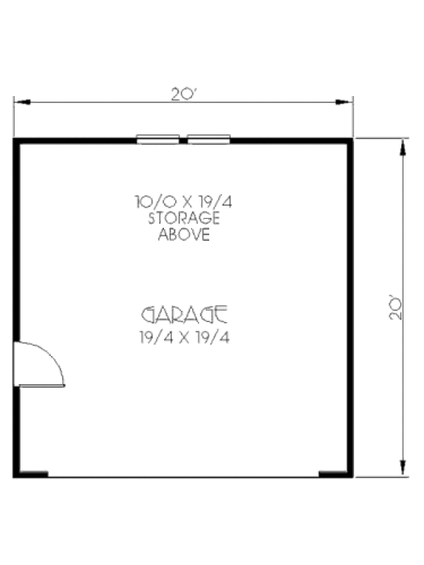 Bungalow Floor Plan - Main Floor Plan #423-18