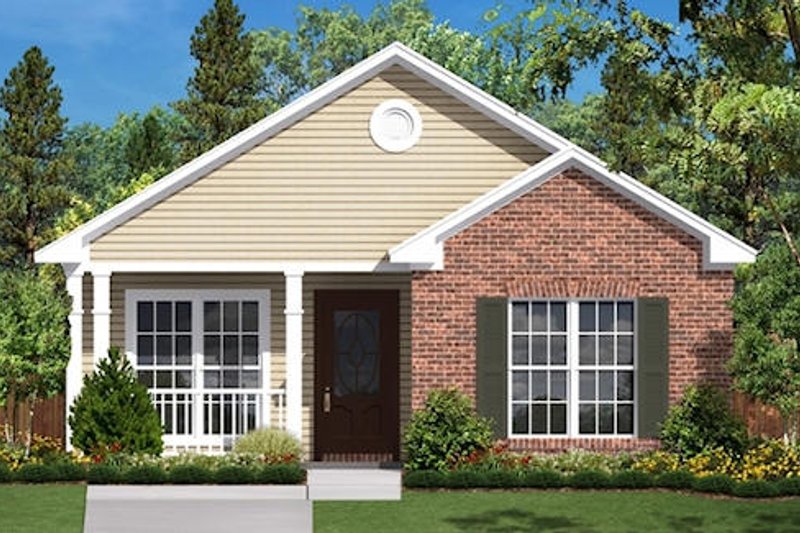 Home Plan - Traditional Exterior - Front Elevation Plan #430-1