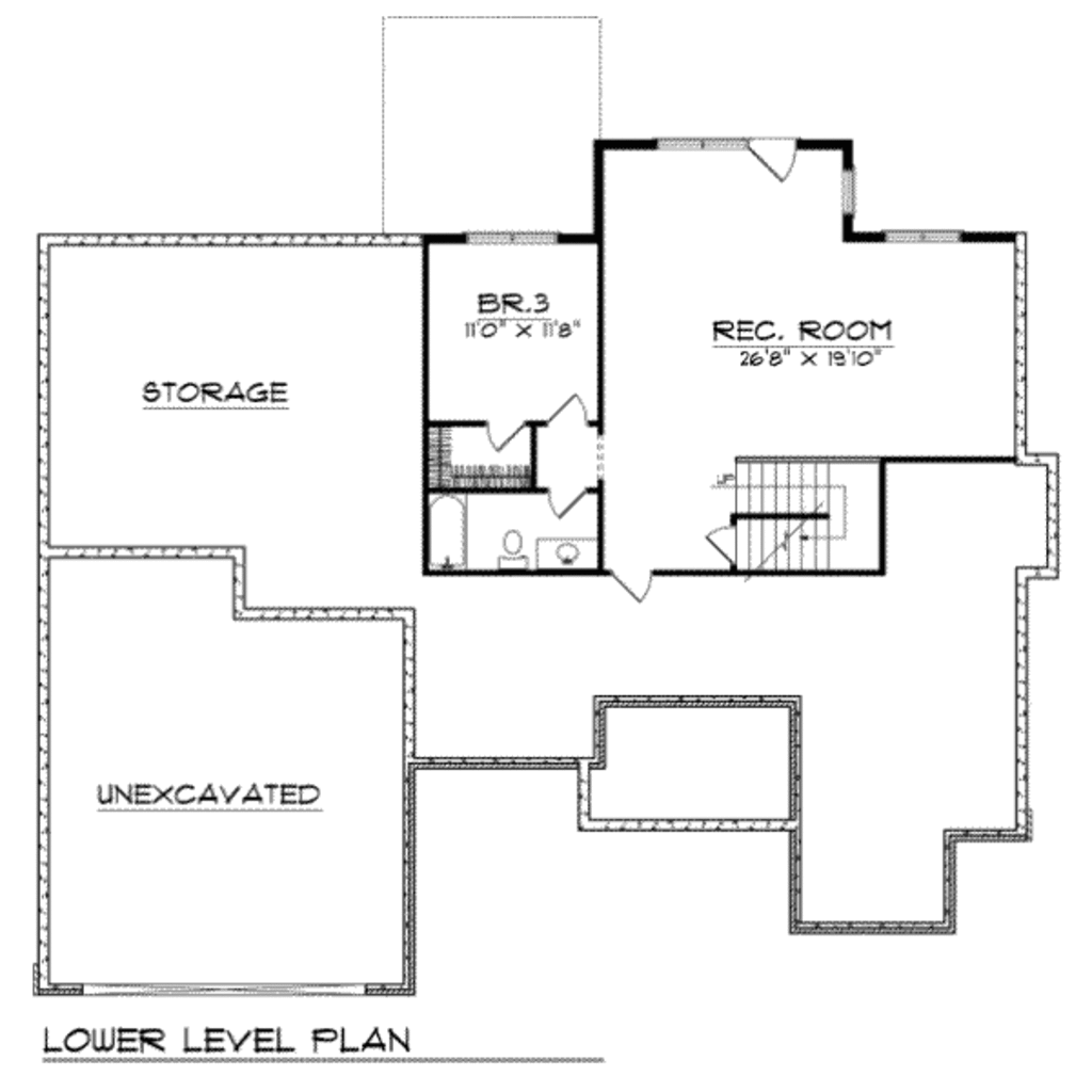 Traditional Style House Plan - 2 Beds 2 Baths 2140 Sq/Ft Plan #70-298 ...